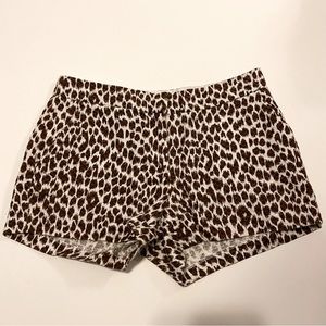 C Wonder leopard print pique shorts